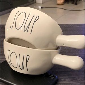 Raw Dunn Soup Bowls with Handle NEW